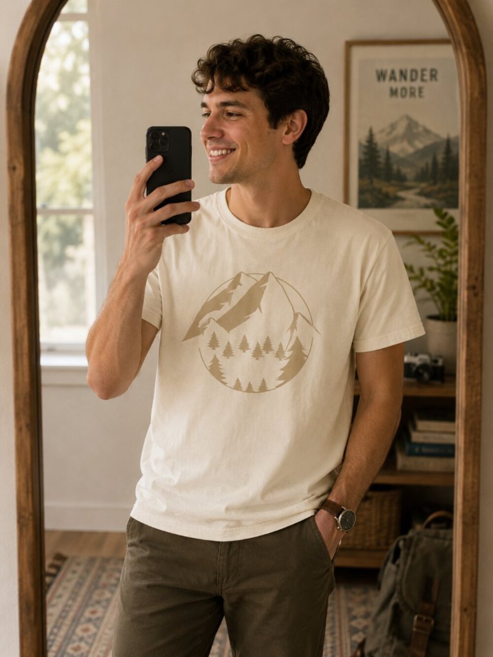 Mountain T-Shirt | Men's Hiking Shirt | Camping & Trekking Tee